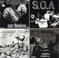 FOUR OLD DISCHORD 7"S ON A 12" - V/A COMP LP <b>READ FIRST</B>
