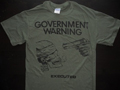 GOVT WARNING "EXECUTED" GREEN/BLACK - XL <B>READ FIRST</B>