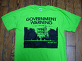 GOVT WARNING "NO WAY OUT" LIME/BLACK XL <b>READ FIRST</B>